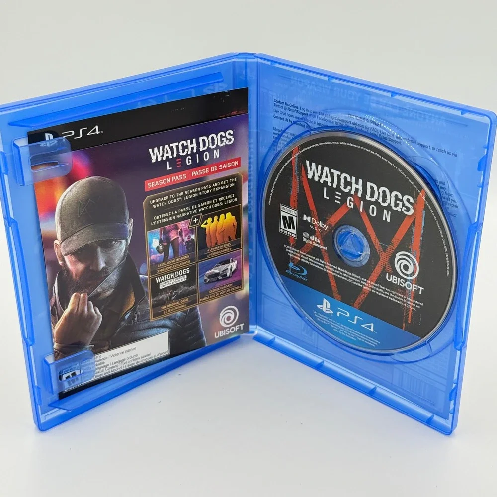 Watch Dogs Legion Sony PlayStation‎ 4 PS4 Ubisoft Action Adventure Video Game